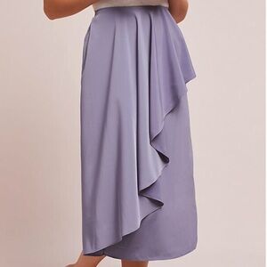 Anthropologie Lavender Midi Skirt